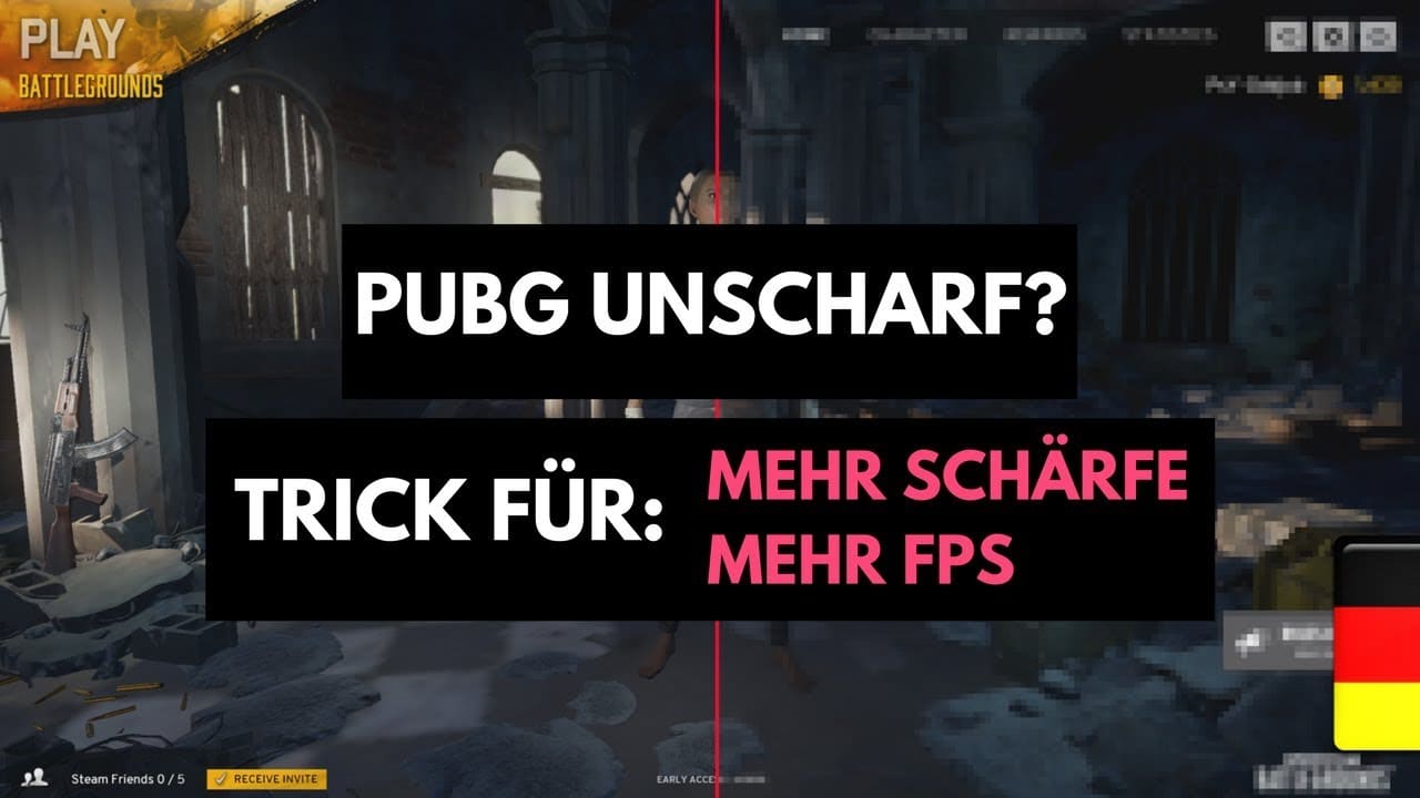 Playerunknown's Battlegrounds Unscharf?