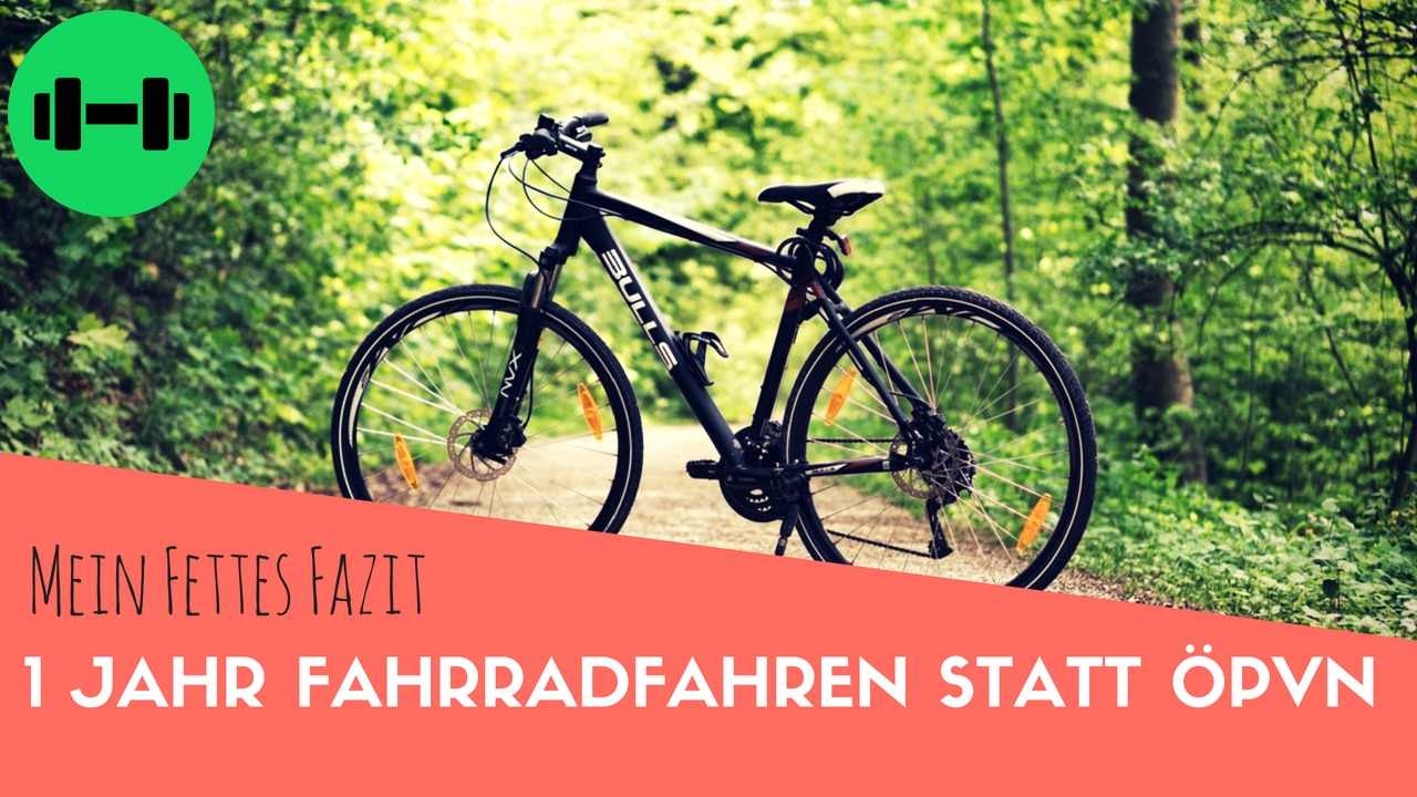 1 Jahr Fahrradfahren Statt ÖPVN – Mein Fettes Fazit